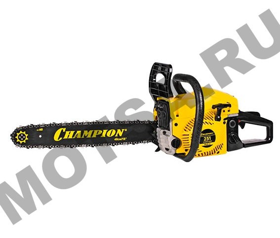 Бензопила CHAMPION 251 шина 18 (0,325-1,5 72зв) (2,3кВт, 50,8см5,6кг.)