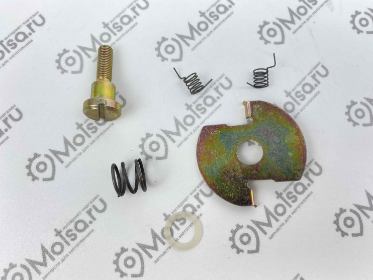 Ремкомплект стартера Агро (крышка собачек+винт крышки+пружина винта+2 пружины собачек)