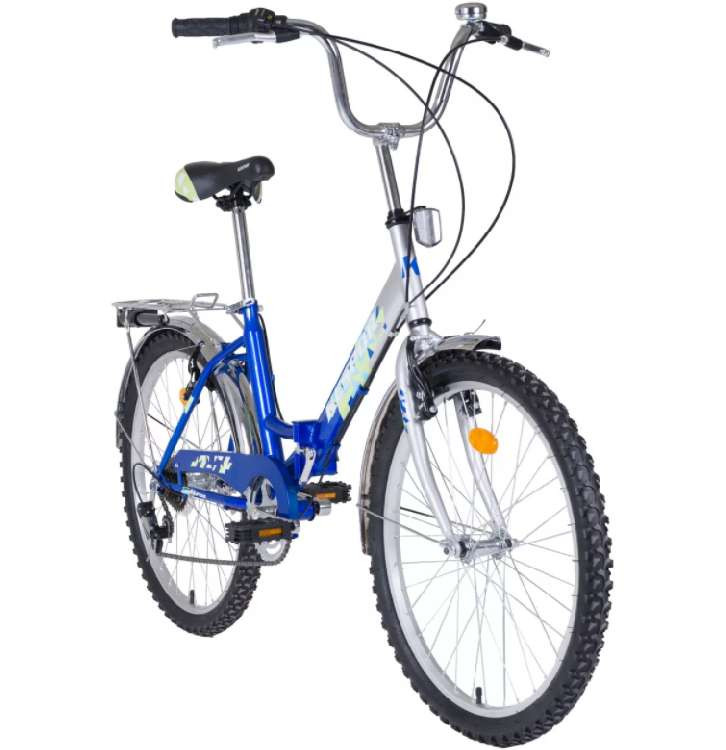 Велосипед 24 Kespor FS (алюм. обод,складной,6ск,трансмиссия Shimano TY-21,шифтер Shimano RS-35