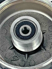 Обод 17 1.4-17 мопед Альфа литой задний тип5  ось 12