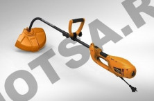 Электротриммер CARVER TR-1200S (1000Вт) (разъёмная изогнутая штанга, леска 2,0мм)
