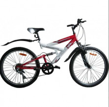 Велосипед 24 TORRENT Adrenalin (стальная рама,2 амортизатора,7ск.,тормоз ободной)