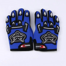 Перчатки с пальцами kntghlaood синие текстиль