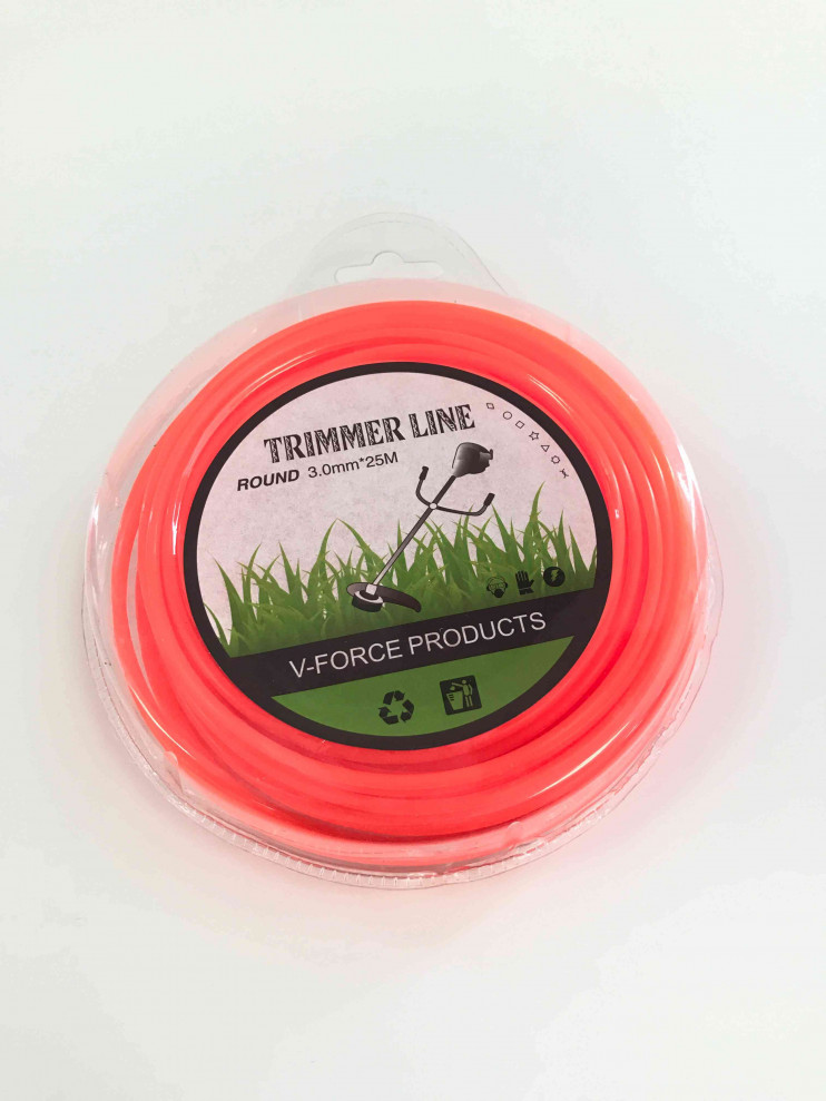 Леска триммерная (3,0*25м) TRIMMER LINE в блистере (круглая)