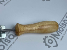 Шаблон с напильником дешевый 5.5 для заточки цепи с двумя гайками