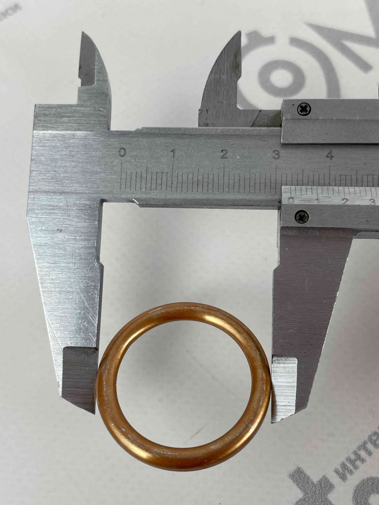 Прокладка глушителя (кольцо) Storm Indigo (полная медная обвальцовка)