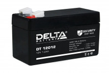 Аккумулятор герметичный 12В 1,2Ач DELTA DT12012 (97*44*53мм) (электрооборудование, кассовые аппараты)