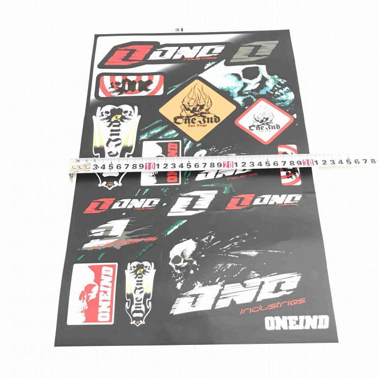 Наклейки one industries. ONE IND 30х45
