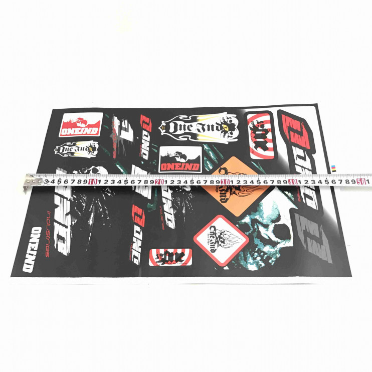 Наклейки one industries. ONE IND 30х45