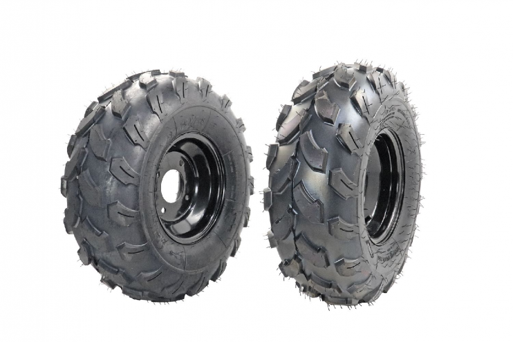 Колесо мотоблок 19x7-8 широкое в сборе с диском пара