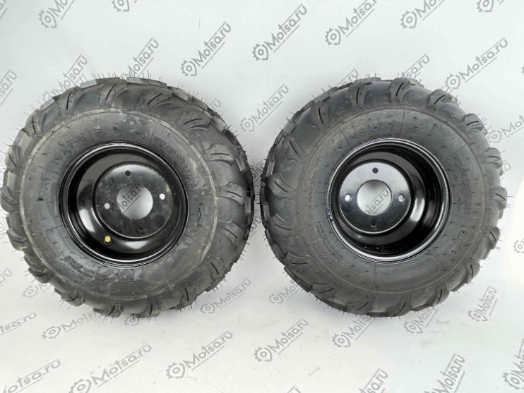 Колесо мотоблок 19x7-8 (широкое) в сборе с диском (ПАРА)