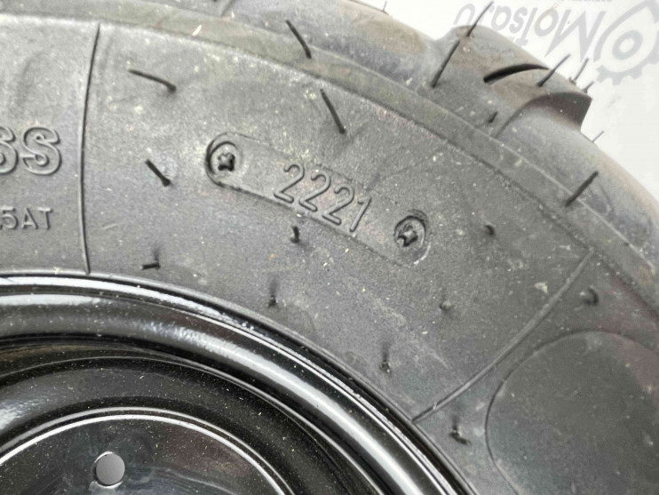 Колесо мотоблок 19x7-8 (широкое) в сборе с диском (ПАРА)