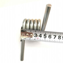 Пружина снегоход Буран катков короткая усиленная  левая 8мм