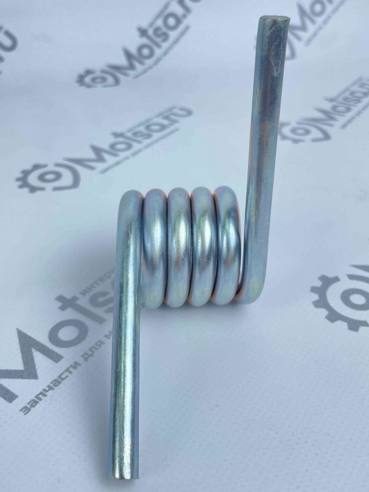 Пружина снегоход Буран катков короткая усиленная  левая 8мм