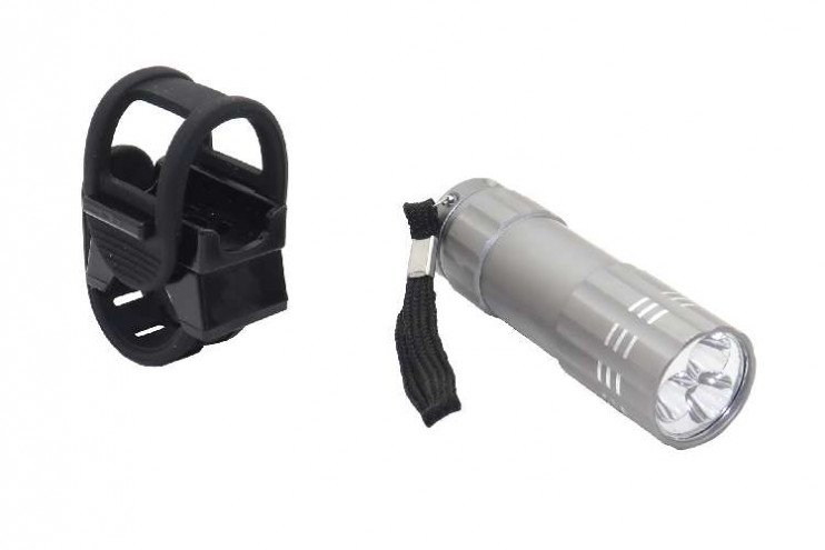 Фара вело передняя JY-810А 3 диода алюминиевый