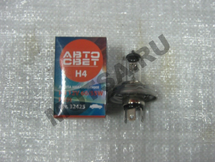 Лампа 12В 60-55Вт фарная тип R2 с цоколем P45t