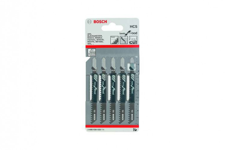 Набор пилок для лобзика Bosch T-111D