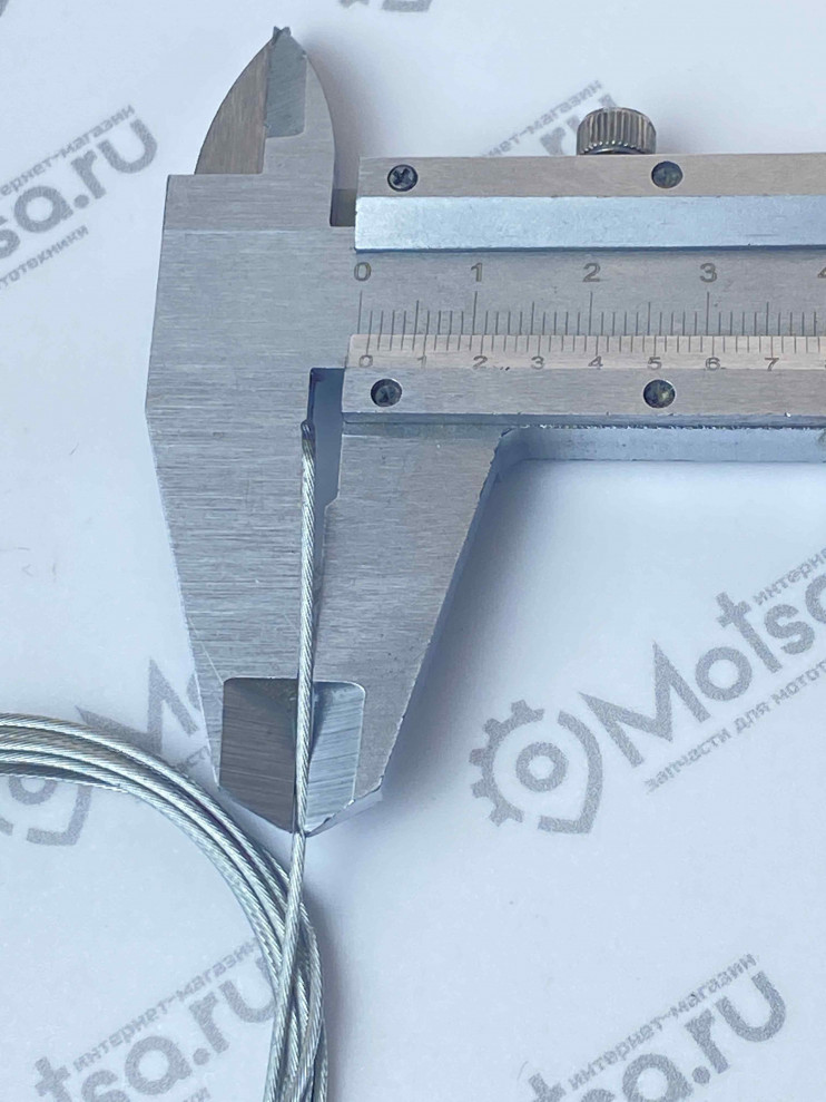 Трос переключения скоростей 1500 мм без оплетки