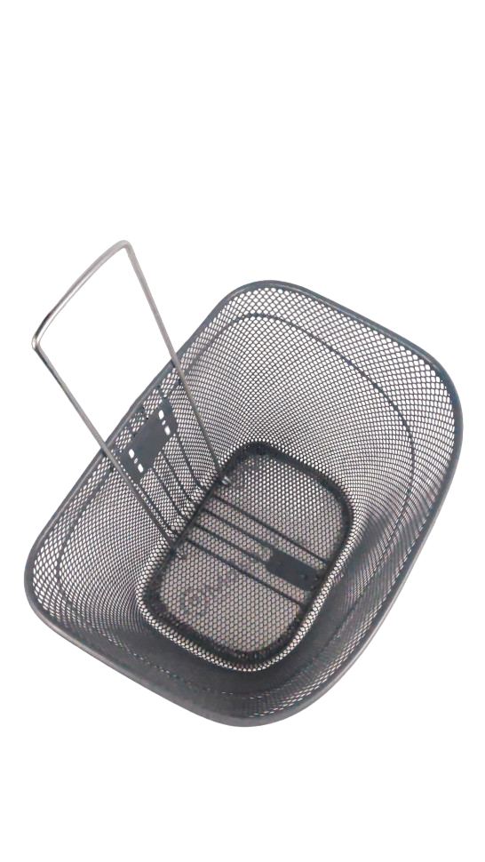 Корзина передняя с крепежом серая