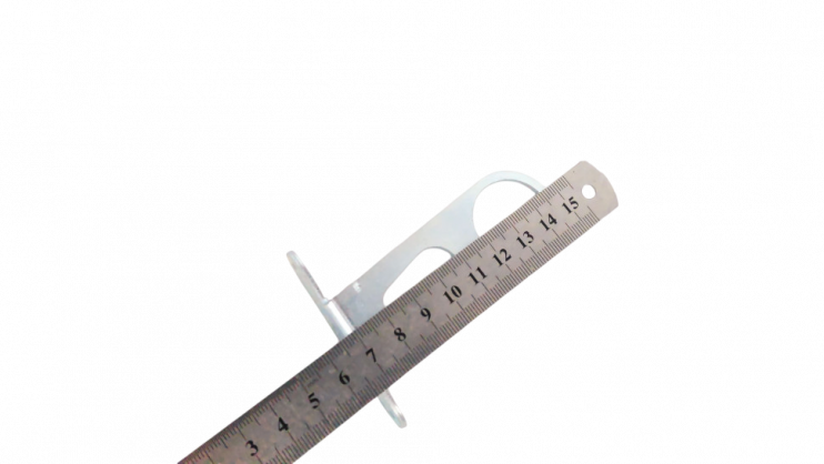 Корзина передняя с крепежом серая