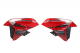 Облицовка бензобака Альфа SA Max состоит из 6-х частей красная