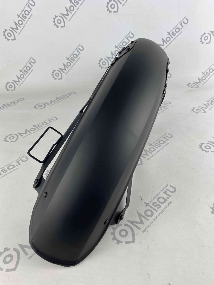 Крыло переднее мопед Дельта, Альфа, Зодиак (Черное МАТОВОЕ)