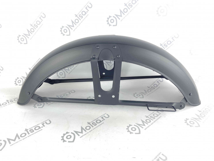 Крыло переднее мопед Дельта, Альфа, Зодиак (Черное МАТОВОЕ)