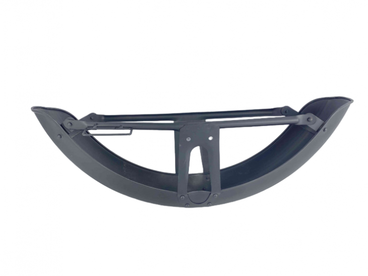 Крыло переднее мопед Дельта, Альфа, Зодиак (Черное МАТОВОЕ)