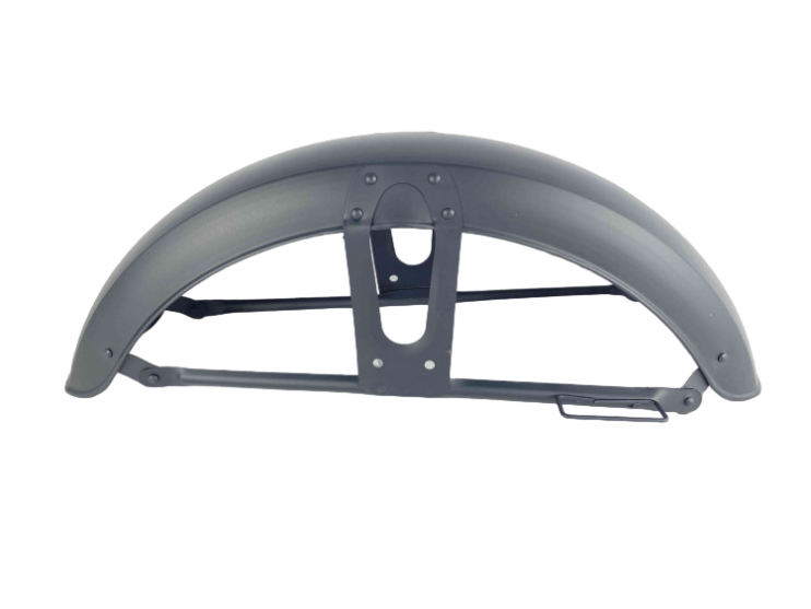 Крыло переднее мопед Дельта, Альфа, Зодиак (Черное МАТОВОЕ)