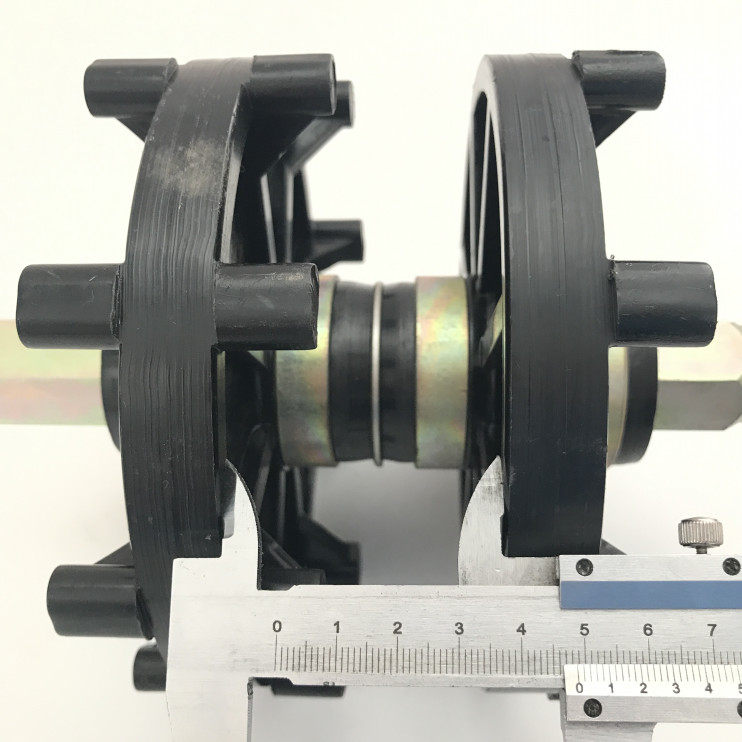Вал Тайга ведущий с колесами мелкий шлиц