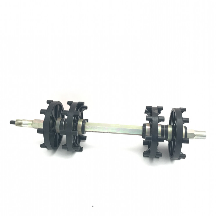 Вал Тайга ведущий с колесами мелкий шлиц