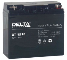 Аккумулятор герметичный 12В18Ач DELTA DT1218 (181*76*168мм) (электрооборудование, кассовые апп-ты)