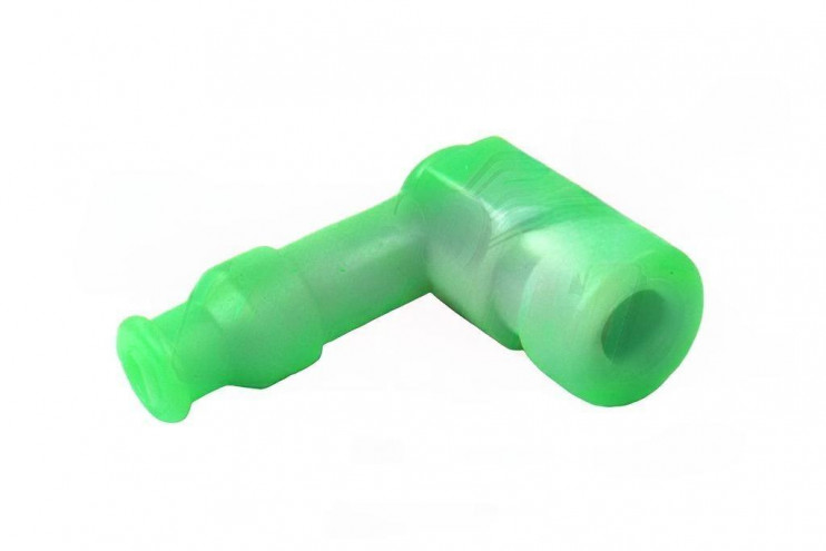 Колпачок в/в силикон угол 90 градусов зеленый
