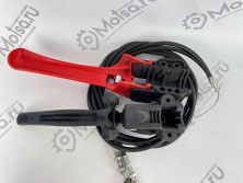 Ручка троса сцепления (сдвоенная) переднего и заднего ходов в сборе с тросами для МБ