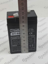 Аккумулятор герметичный 6В 5Aч HEMEN ENERGY DT605(OT5-6/A) (аналог DT606) (70x48x100mm)(электромашинки)