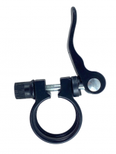 Зажим подседельный с эксцентриком 31.8 мм черный