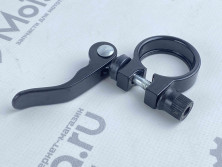 Зажим подседельный с эксцентриком 31.8 мм черный