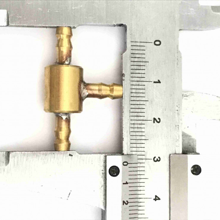 Тройник Буран для бензошланга  латунь