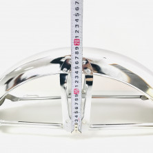 Крыло переднее мопед Альфа хром