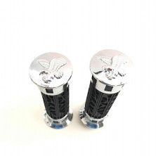 Ручки руля резиновые скутер орел на торцах