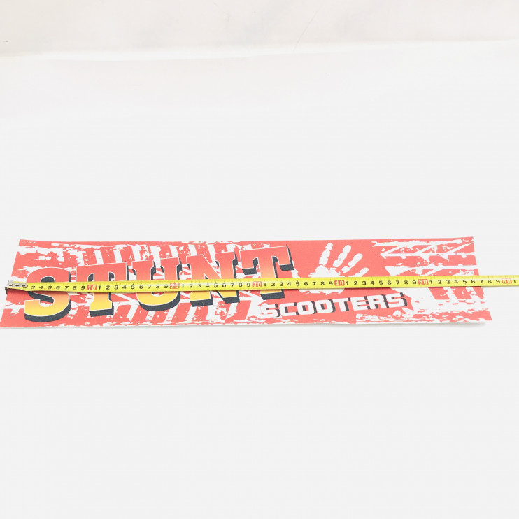 Антискользящее покрытие трюковых самокатов 570х120 мм красный