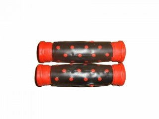 Ручки руля вело 120мм чёрно-красные