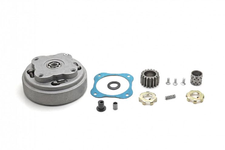 Сцепление в сборе Альфа 50-110 сс механическое с шестерней 17 зубов