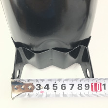 Крыло заднее мопед Альфа черное глянец