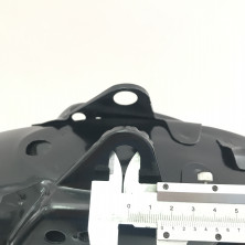 Крыло заднее мопед Альфа черное глянец