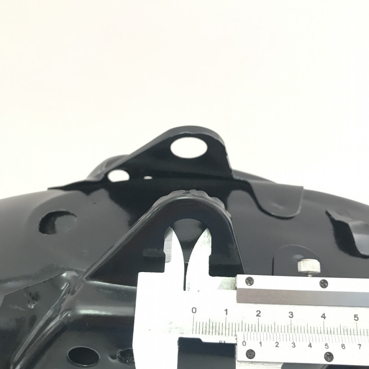 Крыло заднее мопед Альфа черное глянец