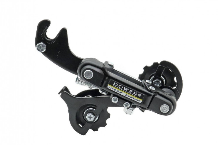 Переключатель задний Power 6ск крюк черный