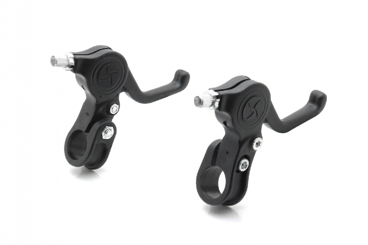 Ручки тормоза пластик для детского велосипеда черные