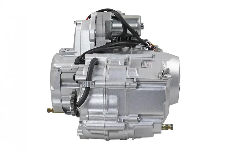 Двигатель 1P52FMI 125см3 4МКПП по кругу Альфа серебро