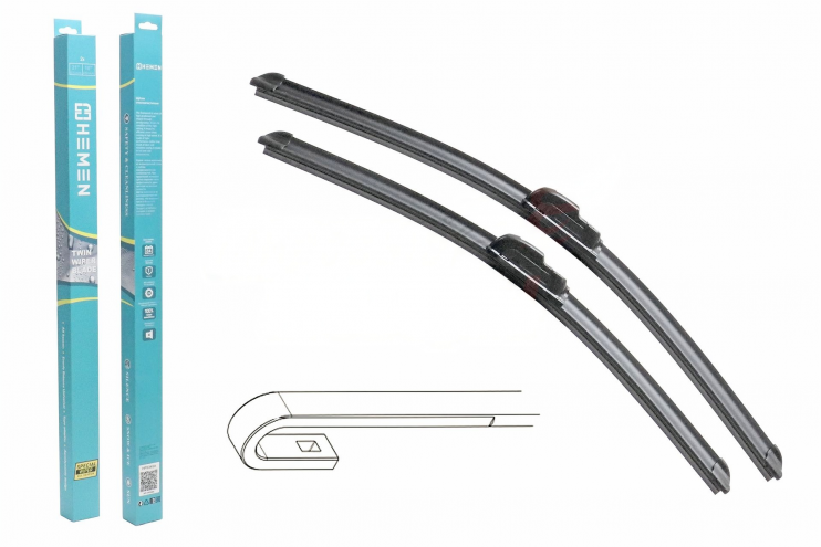 Щётки стеклоочистителя Hemen 450/530 мм HP5345A